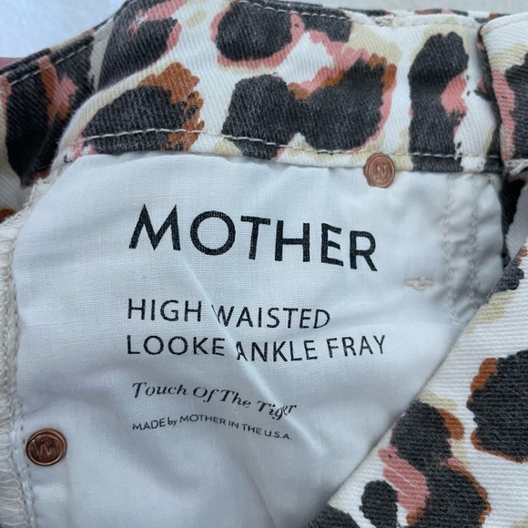 MOTHER High Waisted Ankle fray in Touch of the Tiger denim - Picture 7 of 13